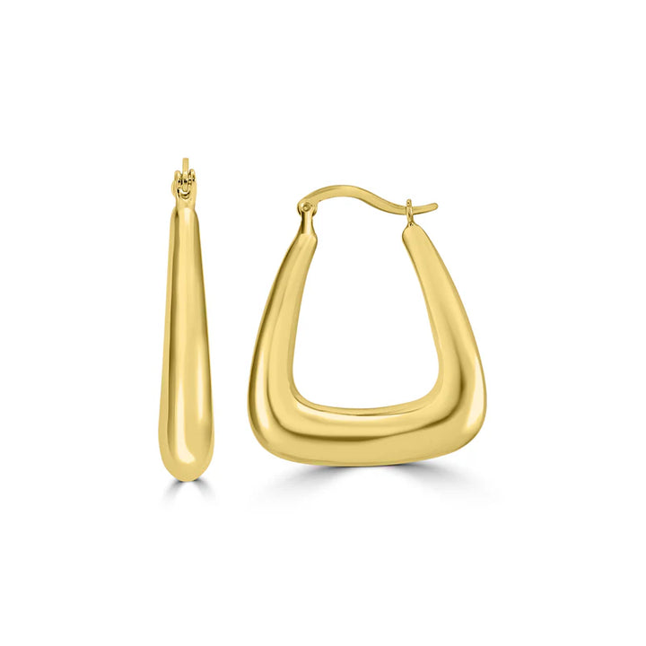 Tri-Drop Hoop Earring
