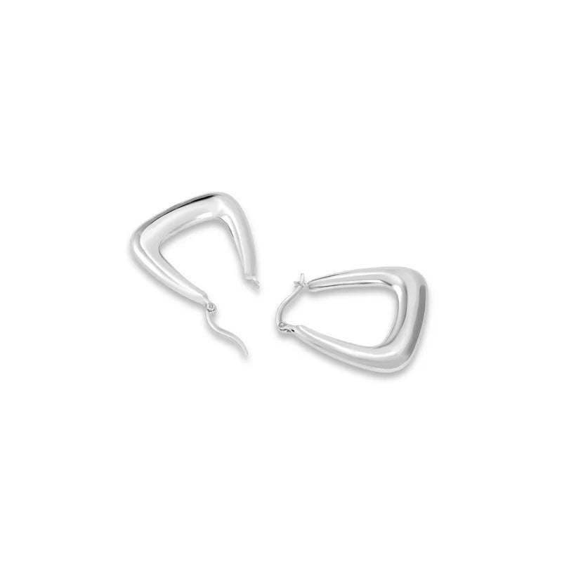 Tri-Drop Hoop Earring