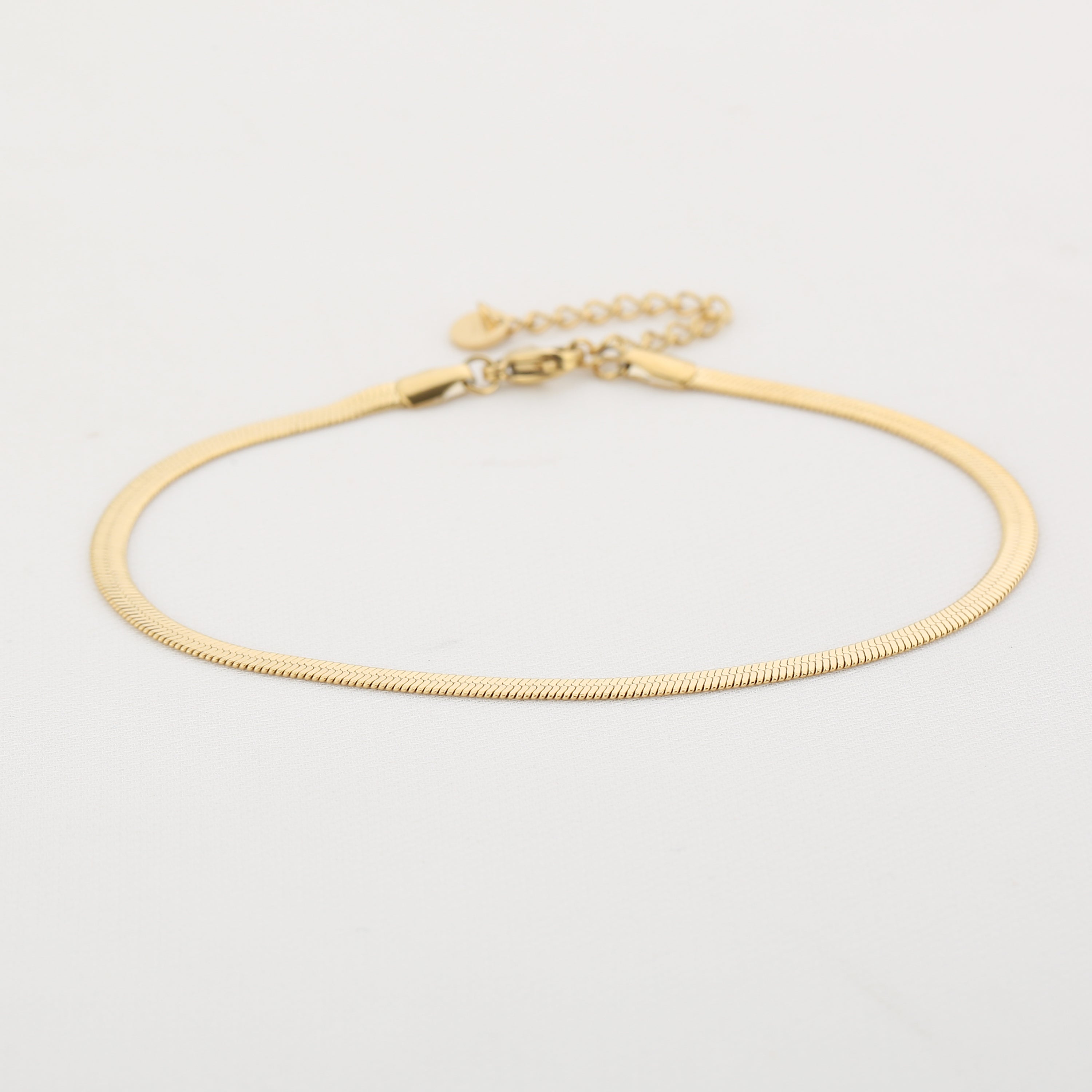 Flat Snake Ankle Bracelet