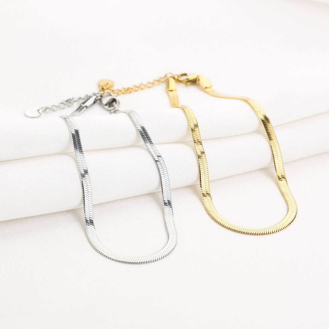 Flat Snake Ankle Bracelet