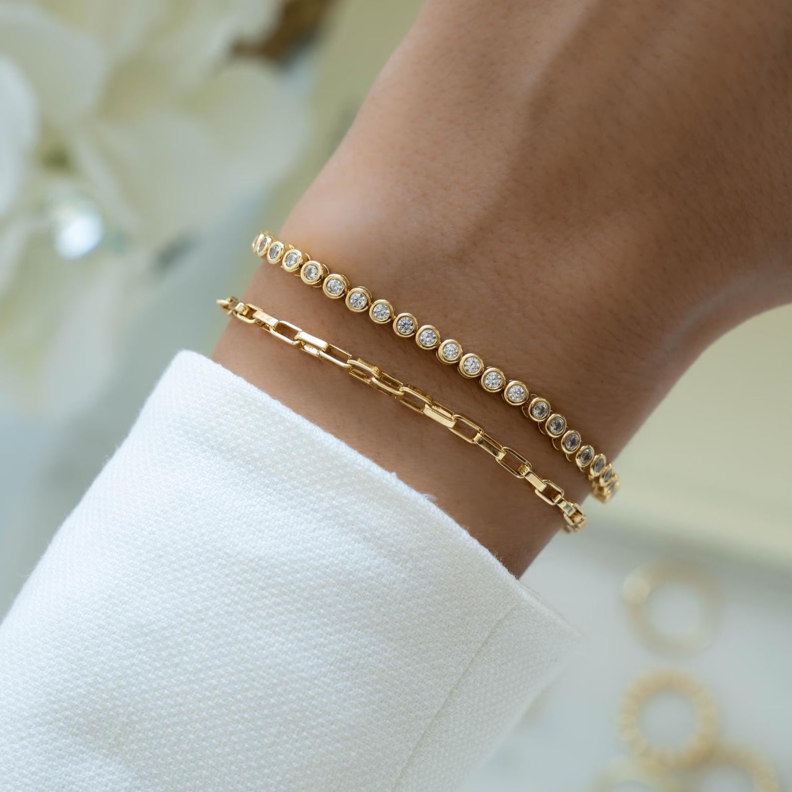 Round Tennis Bracelet